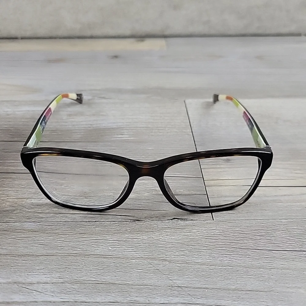 Coach HC 6013 Julayne 5001 Eyeglasses Dark Tortoise Rectangular‎ 52-16-135